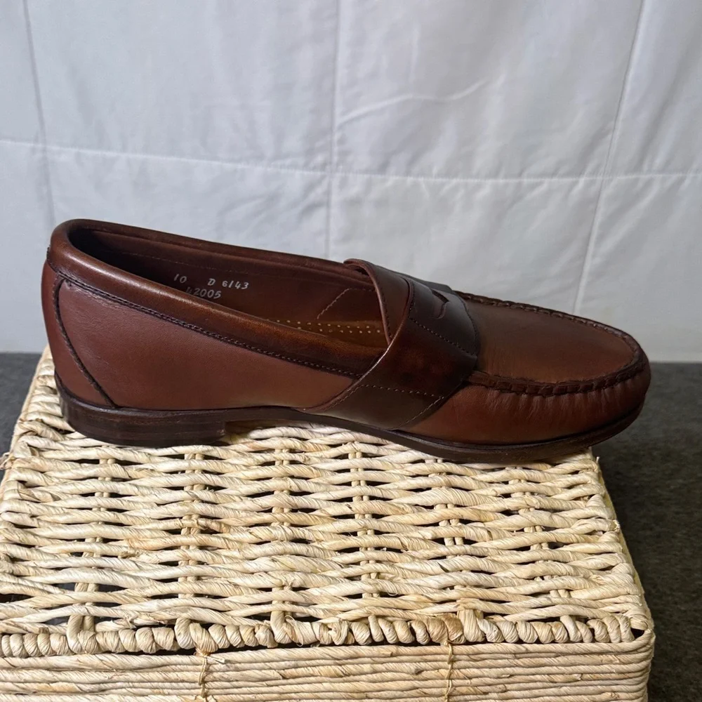 Allen Edmonds Darien Dark Brown Penny Loafers Men’s‎ 10D Made in USA - Picture 9 of 11